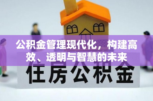 永春公积金管理现代化，构建高效、透明与智慧的未来